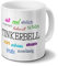 Tasse mit Namen Tinkerbell - Motiv Positive Eigenschaften - Namenstasse, Kaffeebecher, Mug, Becher, Kaffeetasse - Farbe Weiß