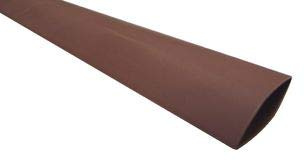 Pro Power 15109 2:1 Nor mal Wall Fla me Retardant Heatshrink Tubing, 38.1 mm x 5 m, Brown