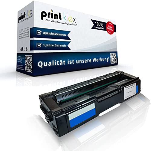 Print-Klex Tonerkartusche kompatibel für Ricoh SP C 252 SP C 252 DN SP C 252 sf SPC252 DN SPC 252 sf Lanier SP C250 Series SP C252 DN SP C252 sf Cyan C