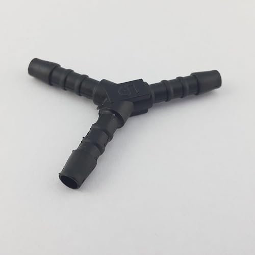 greitapigu.lt Plastique Connecteur Raccord Y pièce 5mm Tuyau Conduite Durite pour Air Carburant Eau Vide