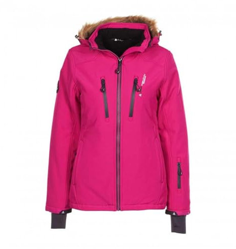 Peak Mountain Anada, Giacca da Sci Donna, Fucsia, XL