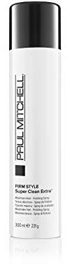 Paul Mitchell Super Clean Extra - Haarspray für maximalen Halt und Fülle, schnell trocknendes Hold-Spray für mehr Glanz und Kontrolle - 300 ml