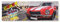 Leinwandbild - Inklusiv Schrauben - Route 66 Motel Auto Chrysler Chicago Santa Monica Wandbild 30x90cm