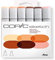 COPIC Sketch Set Portrait, 6 Twin Marker mit einer mittelbreiten und einer Brush-Spitze