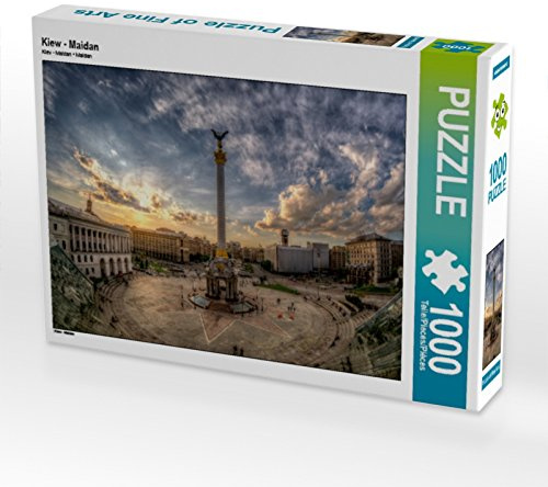 CALVENDO Puzzle Kiew - Maidan | 1000 Teile Lege-Größe 64 x 48 cm Foto-Puzzle für glückliche Stunden