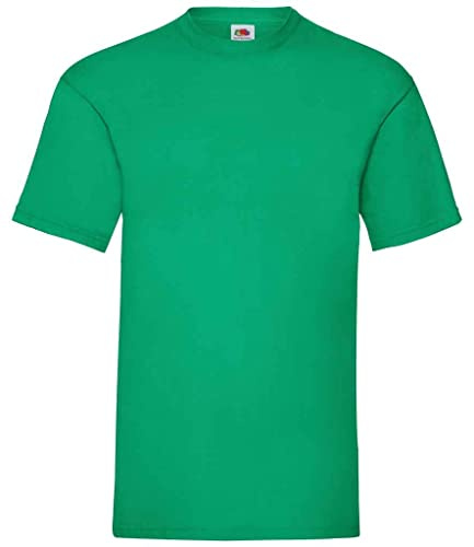 Fruit of the Loom Men's Short-Sleeved T-Shirt - Green - Small