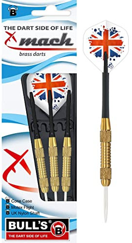 Bull's Mach Steel Dart, Gold, 21g