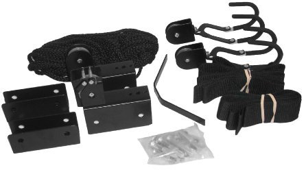 attwood 11953-4 All-In-One Hoist System for Kayaks, Canoes and Bikes, Black Finish
