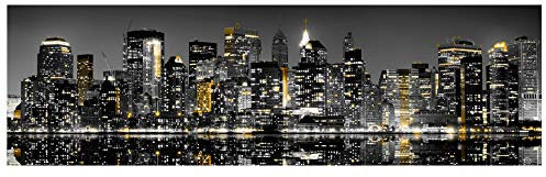 murando Deko Panel XXL 340x100 cm Vlies Tapete Poster Panoramabilder Riesen Wandbilder Dekoration Design Fototapete Wandtapete Wanddeko Wandposter New York 11020904-17