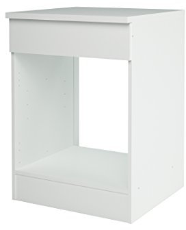 13Casa - Adrià A9 - Base forno. Dim: 60x60x84 h cm. Col: Bianco. Mat: Melamina.
