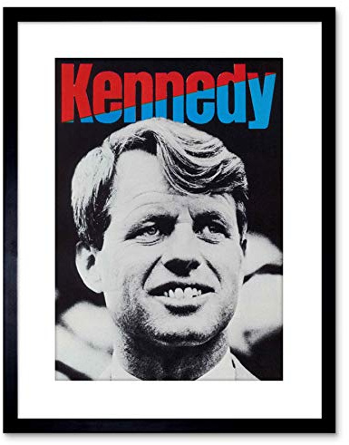 Wee Blue Coo Ad Political Kennedy Bobby Tribute Civil Rights Sirhan Framed Wall Art Print