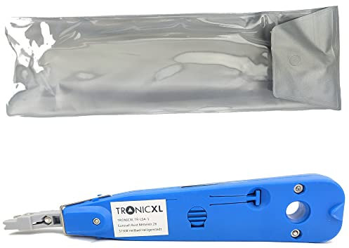 TronicXL Profi LSA Auflegewerkzeug Auflege Anlege werkzeug Anlegewerkzeug Krone LSA+ Leisten Abisolierer Kabel abisolieren