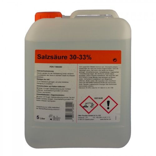 Salzsäure 30-33% techn. 5 L