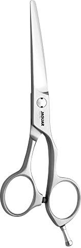 JAGUAR Haarschere XENOX 6.0 | Friseurschere im Offset-Design | teil-satiniert | Made in Germany