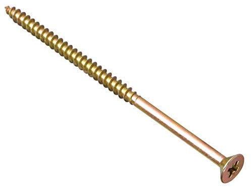 Forgefix MPS5100Y FORMPS5100Y CSK ST ZYP Mehrzweck-Pozi-Schraube, 5,0 x 100 mm, 100 Stück, Mehrfarbig