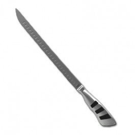 Saigo Cuchillo Jamonero Alveolado, Acero Inoxidable, 42 x 4 x 1.5 cm