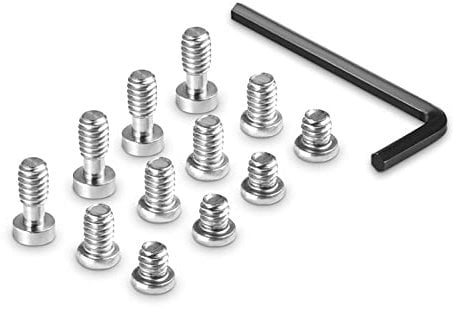 SMALLRIG 1/4'' Vis Pack (12 pcs) avec Clé Allen pour Camera Trépied etc. - 1713