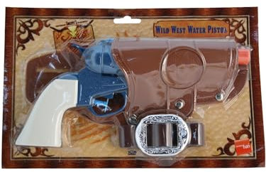 Smiffys Western-Wasserpistole, Eine Pistole, mit Holster und Gürtel