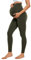 CRZ YOGA Butterluxe Leggings de maternité Entraînement Yoga Grossesse Pantalonover - 71cm Olive Verte 42