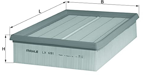 MAHLE LX 691 - Air Filter Car - Engine