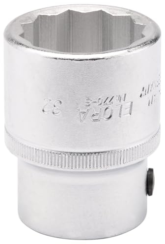 Draper 773 770-SM Elora Bi-Hexagon Socket, 3/4 Square Drive, 32mm