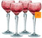 Nachtmann Weinglas mit Schliffdekoration, 230 ml, rot, Traube, 35950, Römerglas aus Bleikristall, spülmaschinenfest, Made in Germany