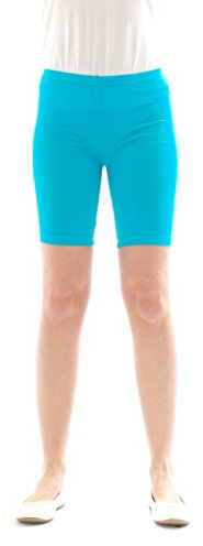 YESET Kinder Shorts Sport Pants Sportshorts Kurze Leggings aus Baumwolle Jungen Mädchen Turkis 116