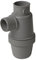 Nicoll 71640 Siphon lavabo Vert d32 yfc, Gris