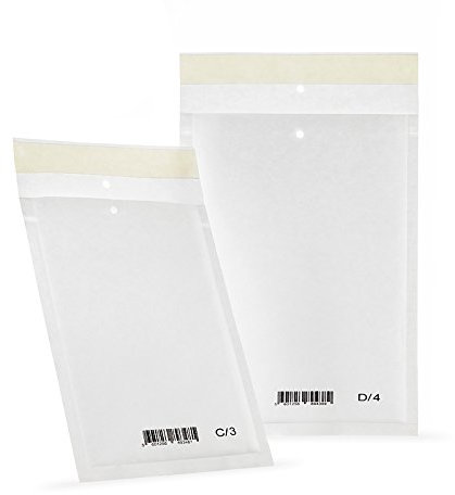 100 Luftpolsterversandtaschen Luftpolstertaschen Gr 3 C Weiß