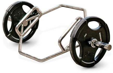 Sport-Thieme Hex Bar 50 mm | Deadlift Hantelstange | Trap Bar für Kreuzheben | 50 mm | Aus hochwertigem Stahl | Mit gerädelter Grifffläche | Markenqualität