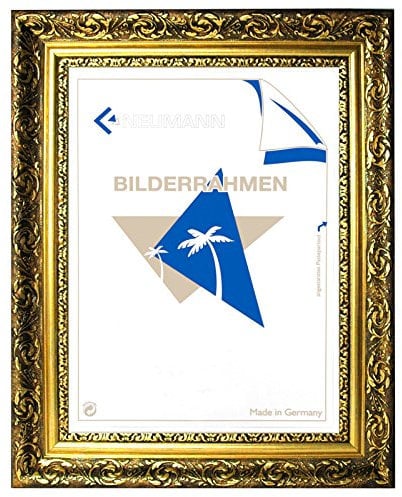 Barockrahmen Gold fein verziert 840 ORO, 60x90 Wechselrahmen