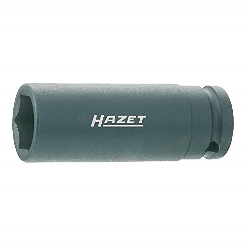 HAZET Kraft-Steckschlüsseleinsatz 900SLG-18, 1/2 Zoll (12,5 mm) Vierkant | 1/2 Zoll (12,5 mm) Vierkant hohl, Antrieb 1/2 Zoll (12,5 mm) Vierkant hohl, Abtrieb Außen-Tractionsprofil Sechskant, SW 18 mm