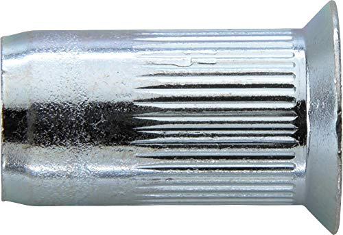 Gesipa Blindnietmuttern Stahl-gerändelt M5 – Senkkopf (Klemmbereich 1,5 – 4 mm, Schaftdurchmesser 7 mm) 1455367