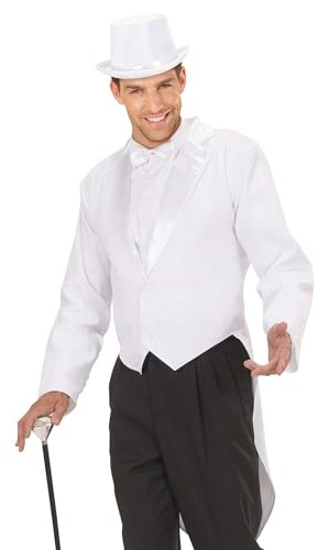 W WIDMANN MILANO Party Fashion - Satin Frack Herren | Accessoire, Kostümzubehör für Zauberer, Zirkusdirektor, Karneval und Mottoparty
