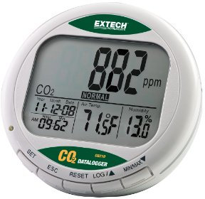 EXTECH Luftqualitäts- und Kohlendioxid-Datenlogger, 1 Stück, CO210