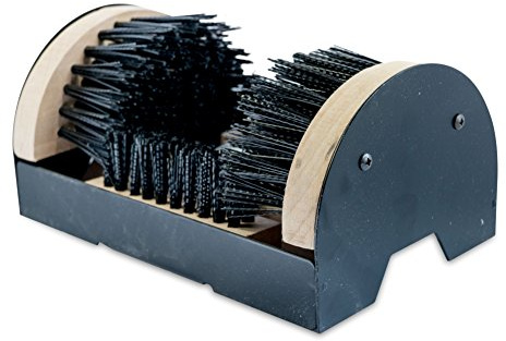 Cadillac Boot Scrubber Cleaner Shoe Brush - Mountable Boot Scrubber Buffer for Boots, Shoes, Sneakers - Indoor/Outdoor Boot Scraper