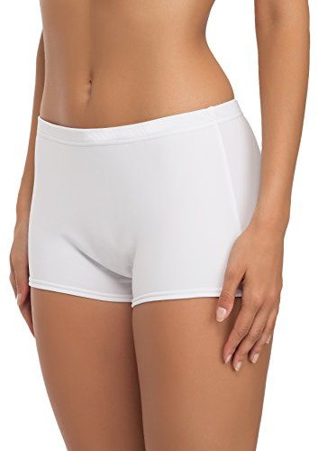 Merry Style Damen Badeshorts Bikinihose L23L1 (White, 38)