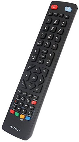 Replacement Remote Control for TV Technika 22E21W-FHD/DVD, 24E21B-HDR, 24E21B-HDR/DVD, 24E21W-HDR/DVD