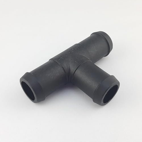 Plastique Connecteur Raccord T pièce 22mm Tuyau Conduite Durite Pour Air Carburant Eau Vide