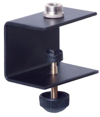 Black Table Fixing Microphone Gooseneck (Up To 40 mm)