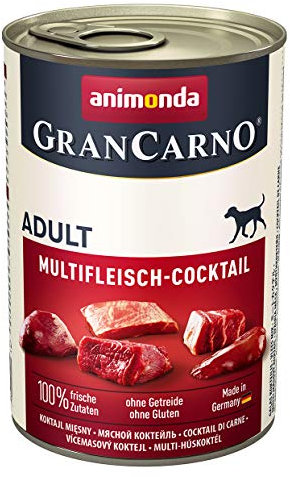 Animonda Gran Carno Hundefutter Adult Multi-Fleischcocktail, 6er Pack (6 x 400 g)