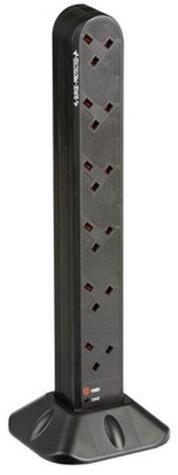 Knightsbridge 12G 2M Surge Protected Tower Extension