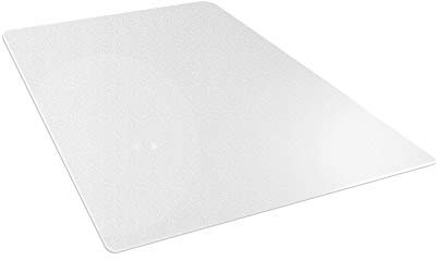 Floortex Bodenschutzmatte | Bürostuhlunterlage megamat | 115 x 134 cm | aus Original-Floortex-Polycarbonat | transparent | rechteckig | TÜV zertifiziert | für harte Böden und alle Teppiche
