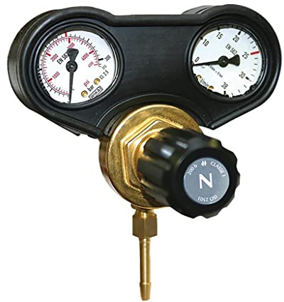 Druckminderer - 2 Manometer (30 l/min) - Frankreich