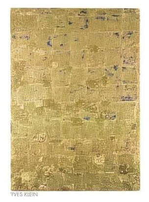 Kunstdruck/Poster: Yves Klein MG 18 Monogold - hochwertiger Druck, Bild, Kunstposter, 94x137 cm