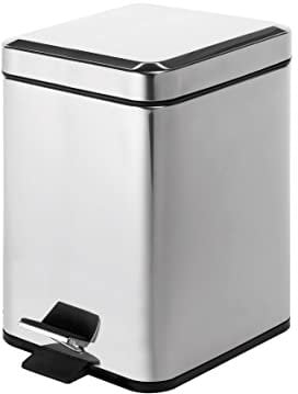 Gedy - Papelera Cuadrada Argenta 5L (23091300000)