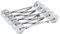 Paderno 47822-05 Rullo Taglia Pasta Estensibile con 5 Lame Lisce e 5 Ondulate, per Tagliare la Pasta Fresca, Lavabile in Lavastoviglie, in Acciaio Inox