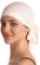 Deresina Headwear Unisex Extra grobes Bambus Bandana, Multifunktionale Kopfbedeckung, Bambus Chemo Kopftuch, weich dreieckiges Bandanas (Cream)