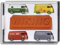 Wiking 217001 H0 Geschenkpackung VW T1 Bully vier Lieferwagen Spur HO 1:87