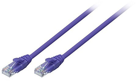 Lindy 48120 Cable de Red Patch Cat.6 U/UTP Violeta Morado 0,3 m